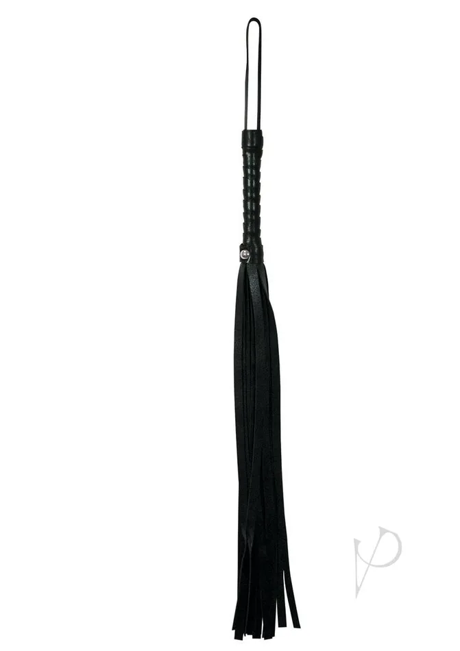 Couples Sex And Mischief Sex and Mischief Mini Faux Leather Flogger Black
