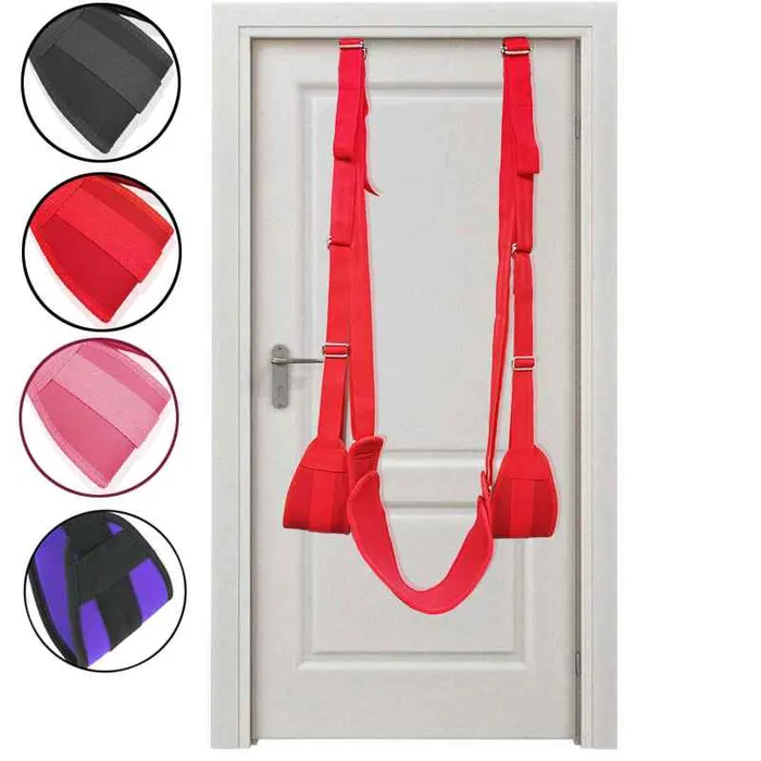 Couples Wild Night Fantasies Bondage Restraint Door Hanging Sex Swing