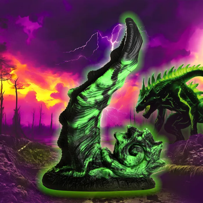 Creature Cocks Dildos Glowzilla GlowInTheDark Silicone Dildo