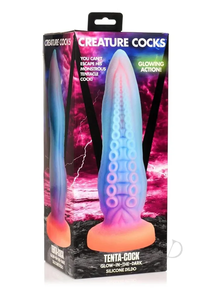 Creature Cocks TentaCock Glow in the Dark Silicone Dildo Multicolor Creature Cocks Dildos Creature Cocks TentaCock Glow in the Dark Silicone Dildo Multicolor Creature Cocks Dildos