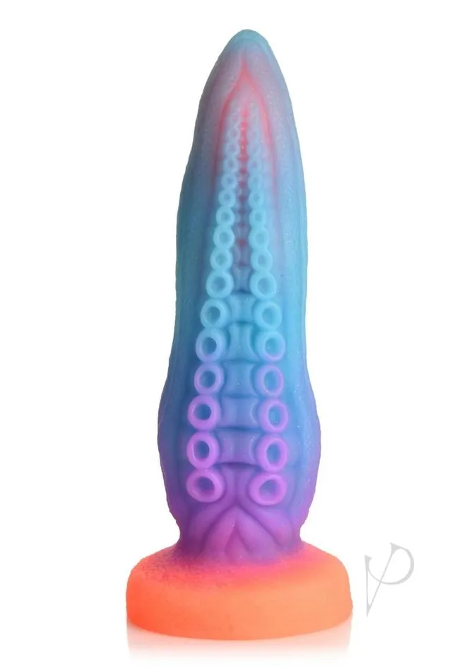 Creature Cocks TentaCock Glow in the Dark Silicone Dildo Multicolor Creature Cocks Dildos