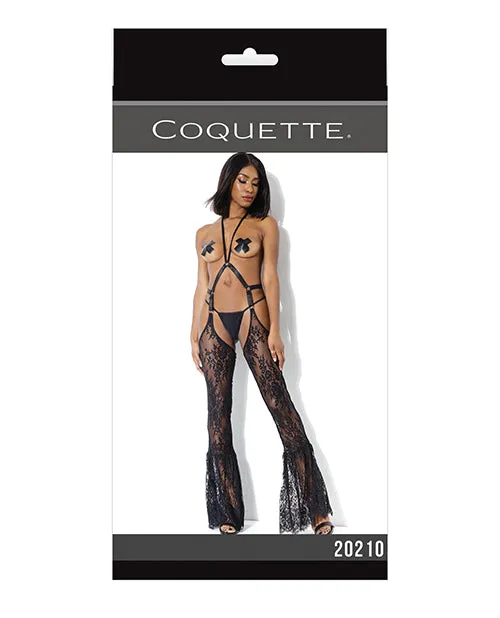 Darque Bell Bottom Chaps Black OS Darque Anal Darque Bell Bottom Chaps Black OS Darque Anal