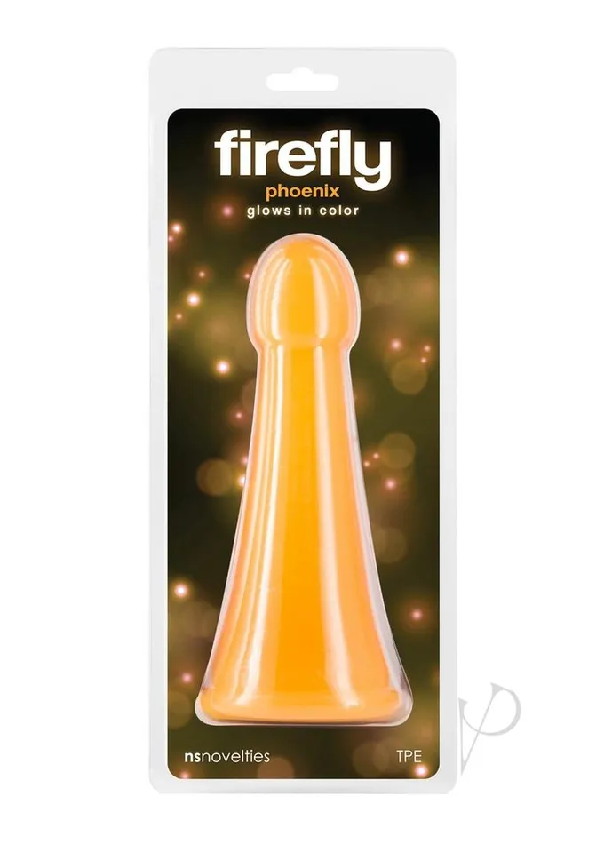 Dildos Firefly Firefly Phoenix Glow in The Dark Dildo Orange