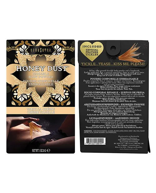 Dildos Honey Dust Kama Sutra Honey Dust Kissable Body Powder Vanilla Creme 1oz