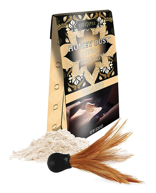 Dildos Honey Dust Kama Sutra Honey Dust Kissable Body Powder Vanilla Creme 1oz