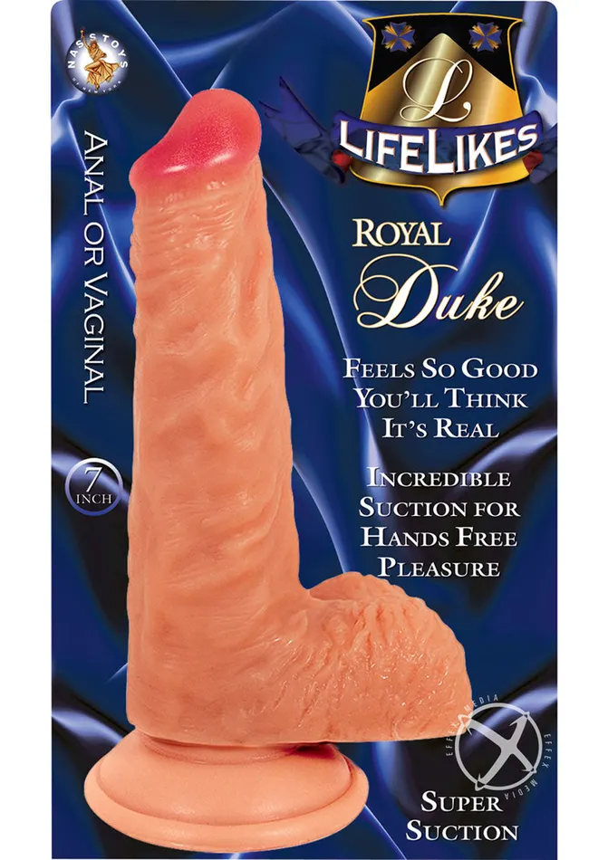 Dildos Lifelikes Royal Duke Dildo 7in Vanilla Lifelikes