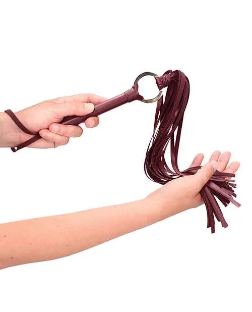 Dildos Ouch Shots Ouch Halo Flogger Burgundy Dildos Ouch Shots Ouch Halo Flogger Burgundy
