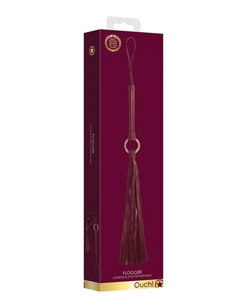 Dildos Ouch Shots Ouch Halo Flogger Burgundy Dildos Ouch Shots Ouch Halo Flogger Burgundy
