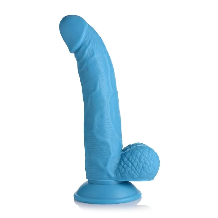 Dildos Pop Peckers 75 Inch Curved Dildo with Balls