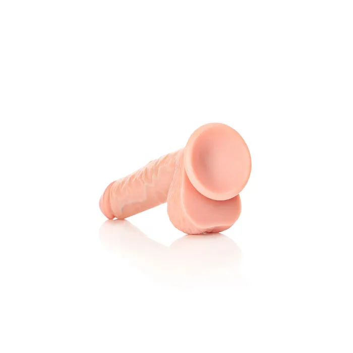 Dildos Shots Toys REALROCK 7 Inch Realistic Suction Cup Dildo with Balls