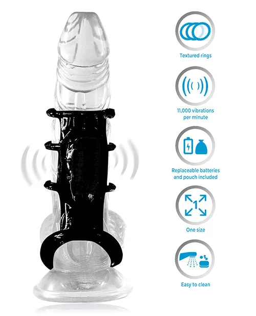 Doctor Love Male Sex Toys Doctor Loves Zinger Vibrating Cock Cage Black Doctor Love Male Sex Toys Doctor Loves Zinger Vibrating Cock Cage Black
