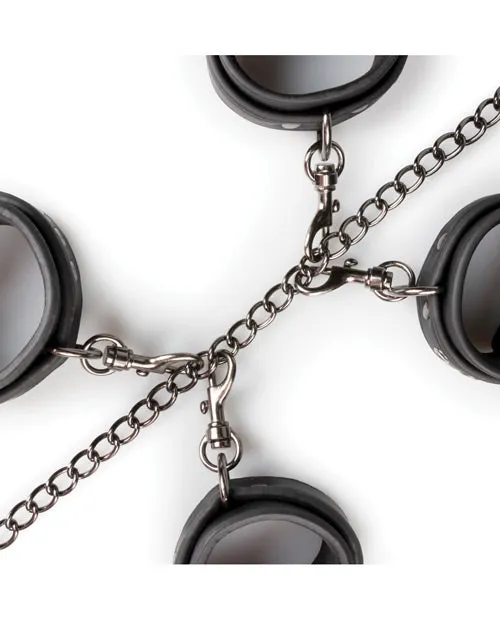Easy Toys Fetish Set wCollar Ankle Wrist Cuffs Black Easy Toys Couples Easy Toys Fetish Set wCollar Ankle Wrist Cuffs Black Easy Toys Couples