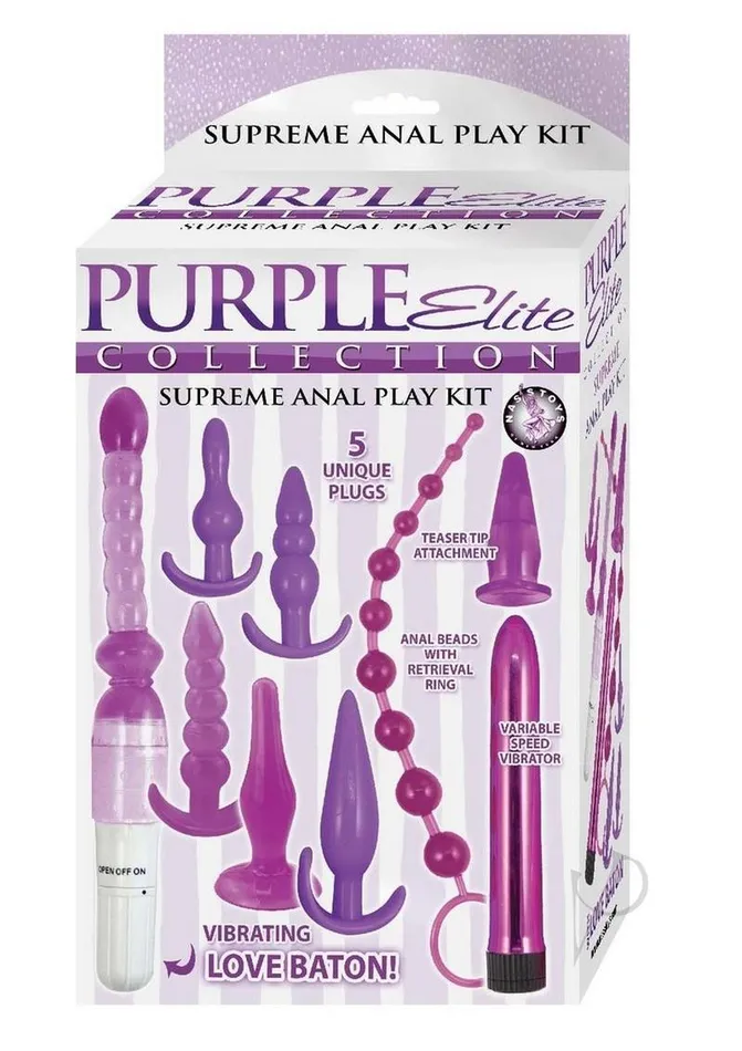 Elite Collection Anal Purple Elite Collection Supreme Anal Play Kit Purple Elite Collection Anal Purple Elite Collection Supreme Anal Play Kit Purple