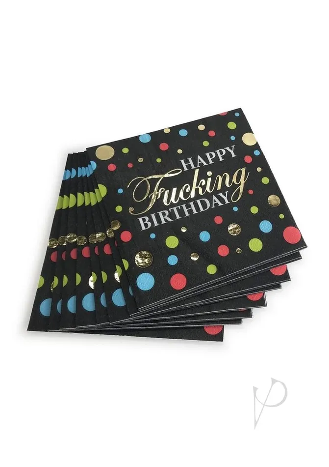 Enhancers Candyprints Party Happy Fn Birthday Napkins 8 per Pack Multicolor Enhancers Candyprints Party Happy Fn Birthday Napkins 8 per Pack Multicolor