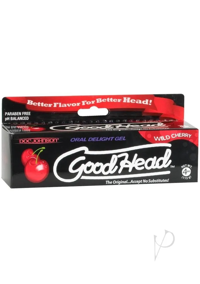 Enhancers Good Head GoodHead Oral Delight Gel Wild Flavored Cherry 4oz
