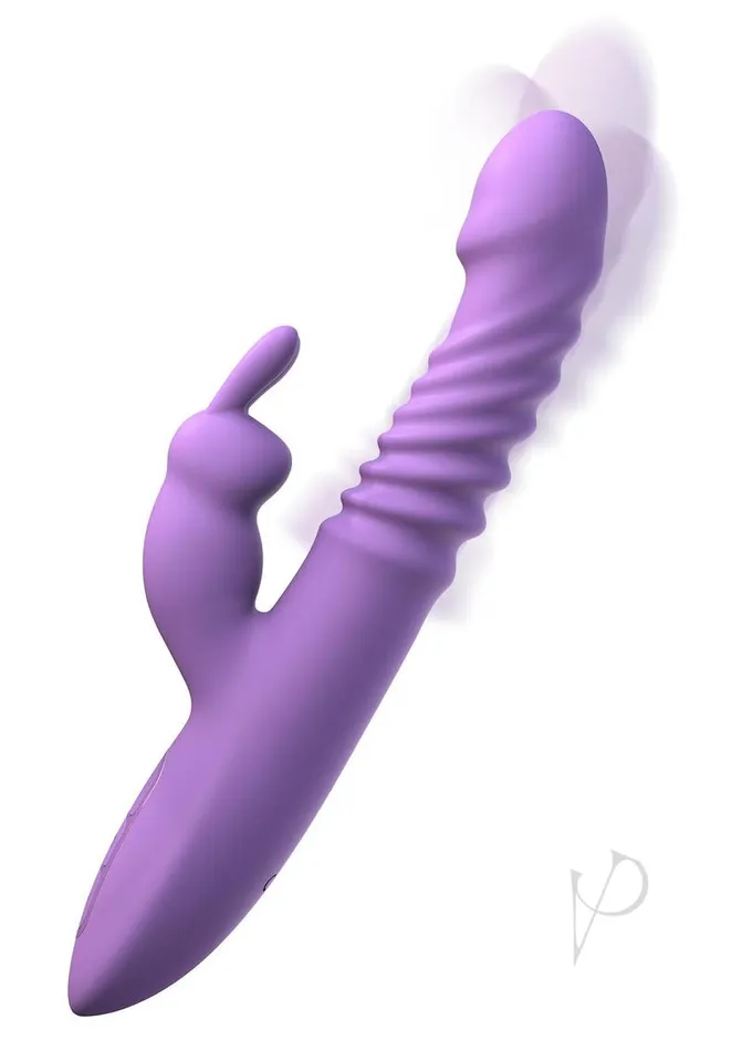Fantasy For Her Vibrators Fantasy For Her Thrusting Silicone Rabbit Vibrator Purple