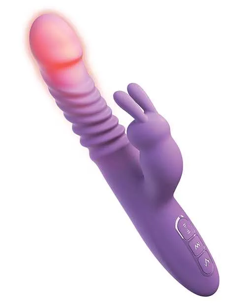 Fantasy For Her Vibrators Fantasy For Her Thrusting Silicone Rabbit Vibrator Purple
