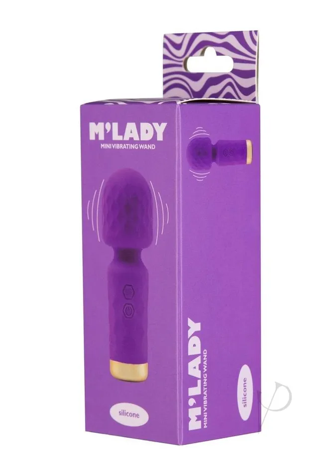 Female Sex Toys Bms Factory MLady Rechargeable Silicone Mini Vibrating Wand Purple Female Sex Toys Bms Factory MLady Rechargeable Silicone Mini Vibrating Wand Purple