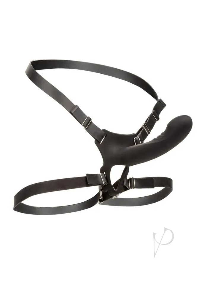 Female Sex Toys Boundless Boundless Rechargeable MultiPurpose Harness with Dildo Black
