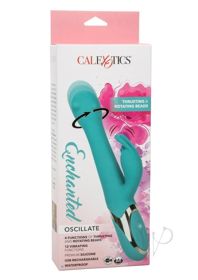 Female Sex Toys Enchanted Enchanted Oscillate Rechargeable Silicone Rabbit Vibrator Blue Female Sex Toys Enchanted Enchanted Oscillate Rechargeable Silicone Rabbit Vibrator Blue