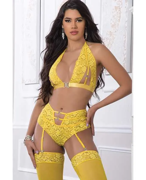 Female Sex Toys G World High Waist Lace Garter Panty Halter Top wStockings Illuminating OS Female Sex Toys G World High Waist Lace Garter Panty Halter Top wStockings Illuminating OS