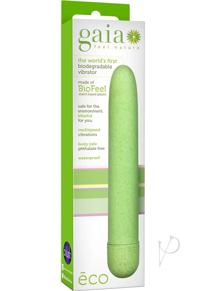 Female Sex Toys Gaia Gaia Eco Vibrator Green