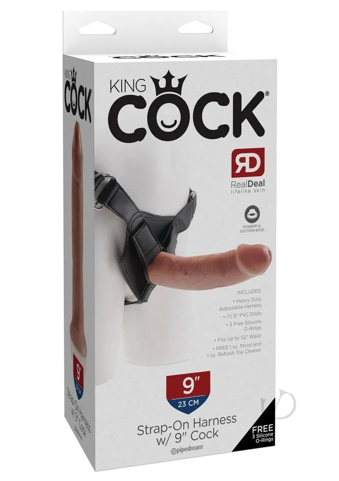 Female Sex Toys King Cock King Cock Strap on Harness with Dildo 9in Caramel Female Sex Toys King Cock King Cock Strap on Harness with Dildo 9in Caramel