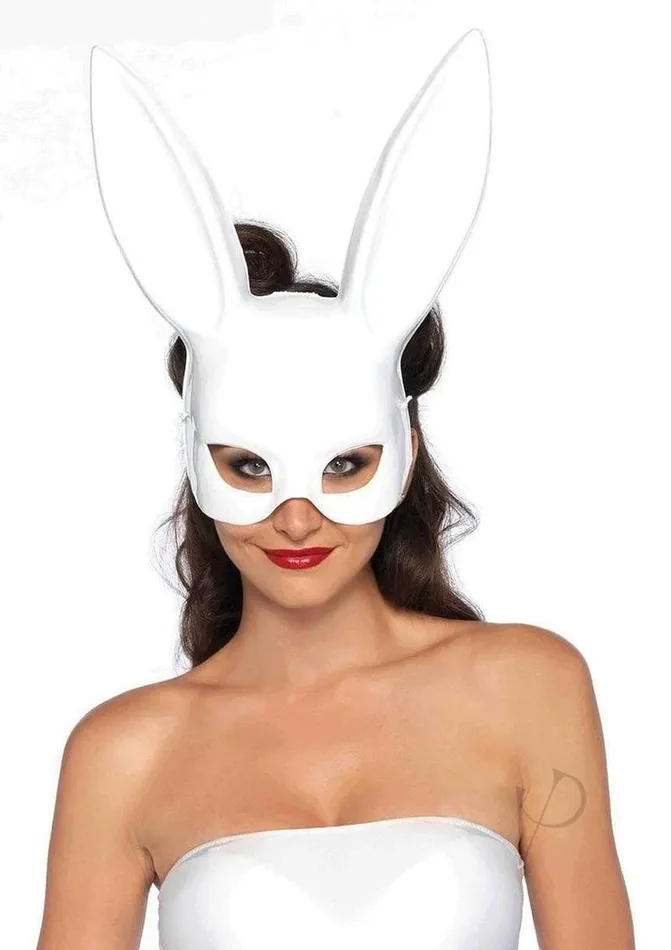 Female Sex Toys Leg Avenue Leg Avenue Bondage Bunny Mask OS White