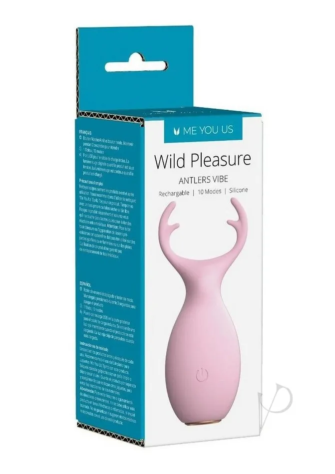 Female Sex Toys ME YOU US Wild Pleasure Antlers Vibrating Rechargeable Silicone Stimulator Pink Me You Us Female Sex Toys ME YOU US Wild Pleasure Antlers Vibrating Rechargeable Silicone Stimulator Pink Me You Us