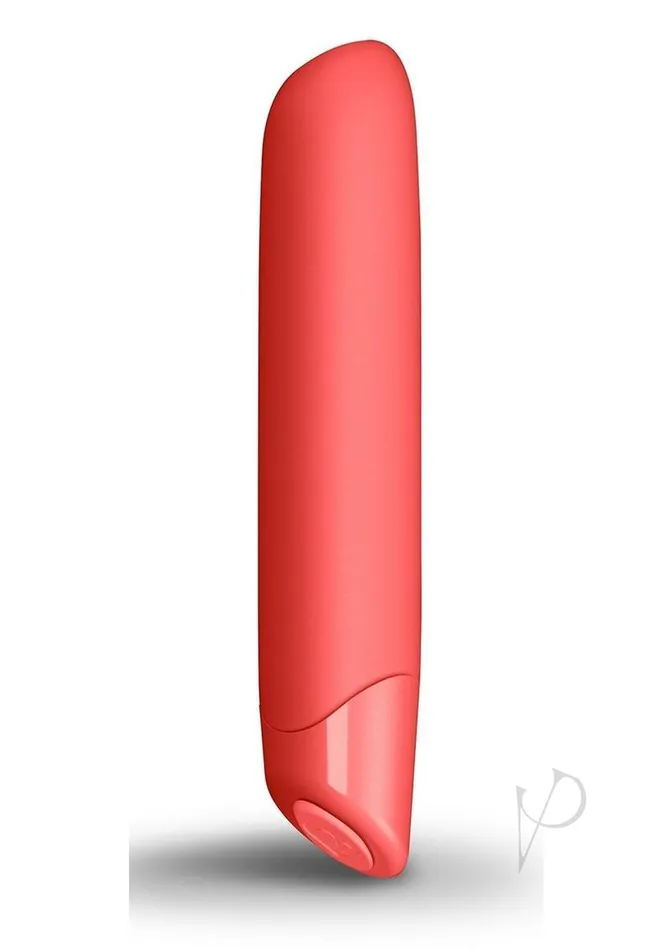 Female Sex Toys Rocks Off SugarBoo Cool Coral Rechargeable Silicone Vibrator Fuchsia