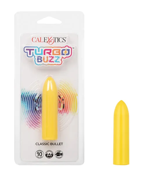 Female Sex Toys Turbo Buzz Turbo Buzz Classic Rechargeable Bullet Yellow