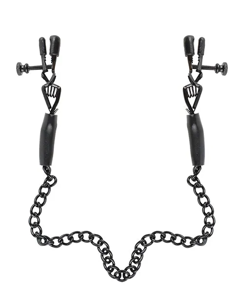 Fetish Fantasy Series Couples Fetish Fantasy Series Adjustable Nipple Chain Clamps Black Fetish Fantasy Series Couples Fetish Fantasy Series Adjustable Nipple Chain Clamps Black