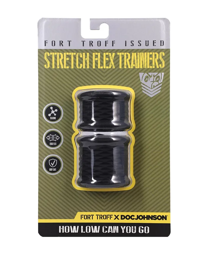 Fort Troff Anal Fort Troff Stretch Flex Silicone Trainers Black Fort Troff Anal Fort Troff Stretch Flex Silicone Trainers Black