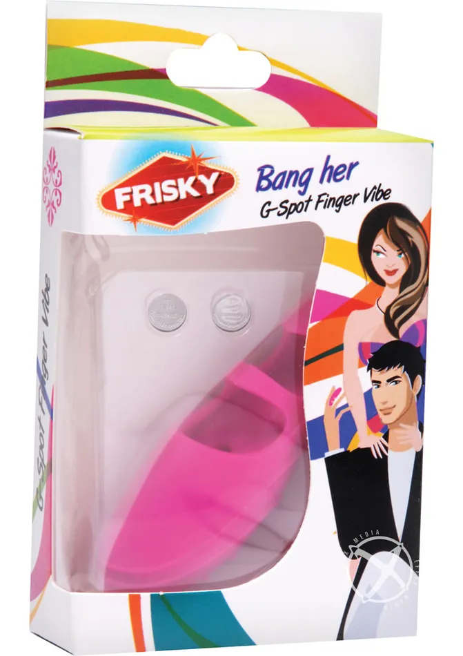 Frisky Female Sex Toys Frisky Bang Her Silicone GSpot Finger Vibrator Pink Frisky Female Sex Toys Frisky Bang Her Silicone GSpot Finger Vibrator Pink