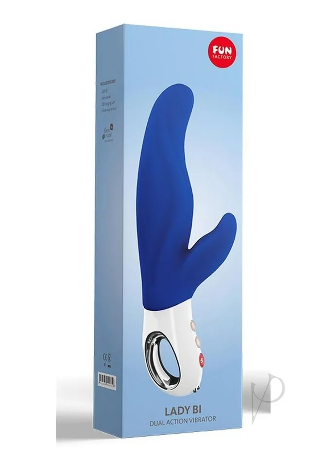Fun Factory Lady Bi Silicone Dual Action Rabbit Vibrator Ultramarine Blue Vibrators Fun Factory Lady Bi Silicone Dual Action Rabbit Vibrator Ultramarine Blue Vibrators