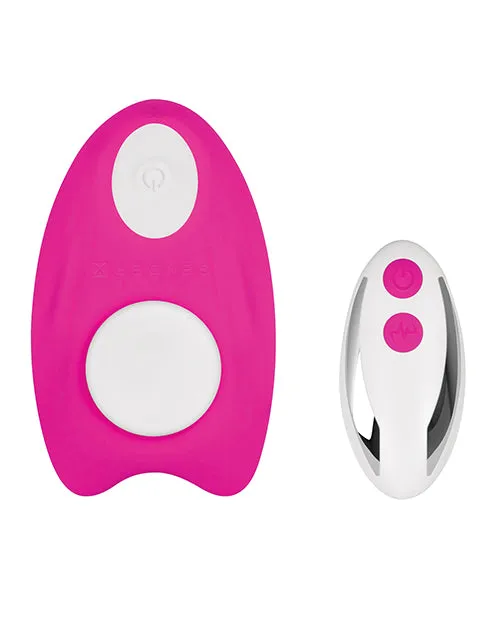 Gender X Female Sex Toys Gender X Under The Radar Rechargeable Silicone Panty Vibe with Remote Control Pink