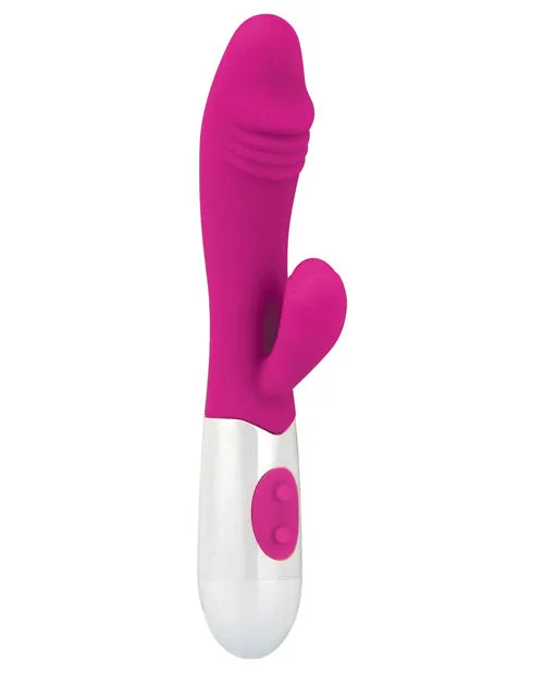 Gigaluv Vibrators GigaLuv Twin Bliss Buzz 7 Functions Pink