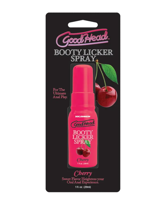 Good Head Male Sex Toys GoodHead Booty Licker Spray Cherry 1oz