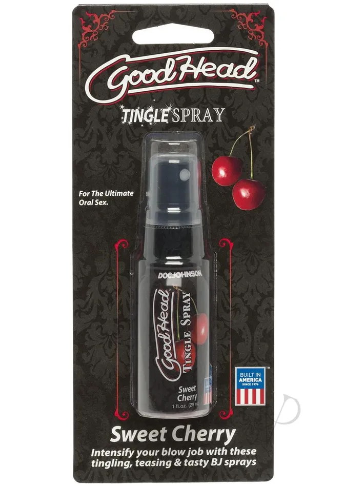 Good Head Vibrators GoodHead Tingle Spray Sweet Cherry 1oz
