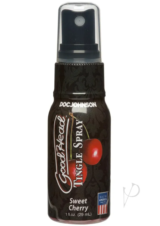 Good Head Vibrators GoodHead Tingle Spray Sweet Cherry 1oz Good Head Vibrators GoodHead Tingle Spray Sweet Cherry 1oz