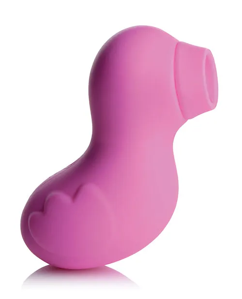 Inmi Shegasm Sucky Ducky Silicone Rechargeable Clitoral Stimulator Pink Shegasm Female Sex Toys