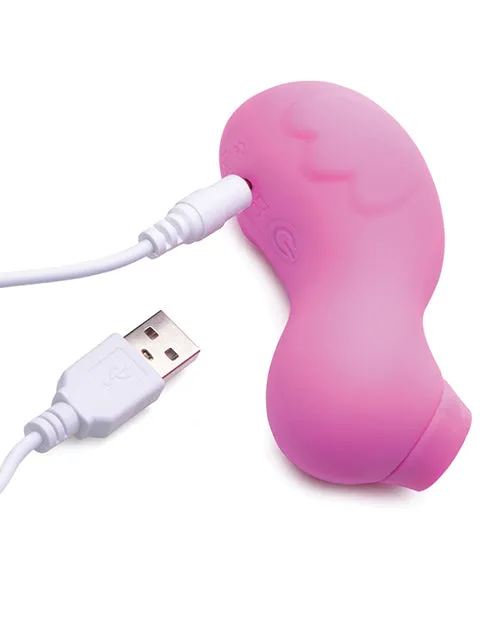 Inmi Shegasm Sucky Ducky Silicone Rechargeable Clitoral Stimulator Pink Shegasm Female Sex Toys