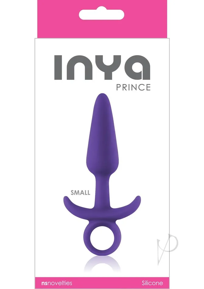 Inya Prince Silicone Butt Plug Small Purple Inya Anal