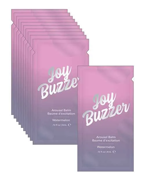 Joy Buzzer Watermelon Foil 4 ml Pack of 24 Jelique Male Sex Toys