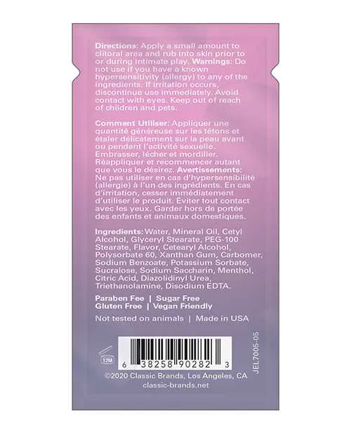 Joy Buzzer Watermelon Foil 4 ml Pack of 24 Jelique Male Sex Toys Joy Buzzer Watermelon Foil 4 ml Pack of 24 Jelique Male Sex Toys