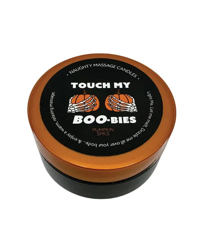 Kama Sutra Vibrators Kama Sutra Halloween Mini Massage Candle 1oz Touch My Boobies Pumpkin Spice Kama Sutra Vibrators Kama Sutra Halloween Mini Massage Candle 1oz Touch My Boobies Pumpkin Spice