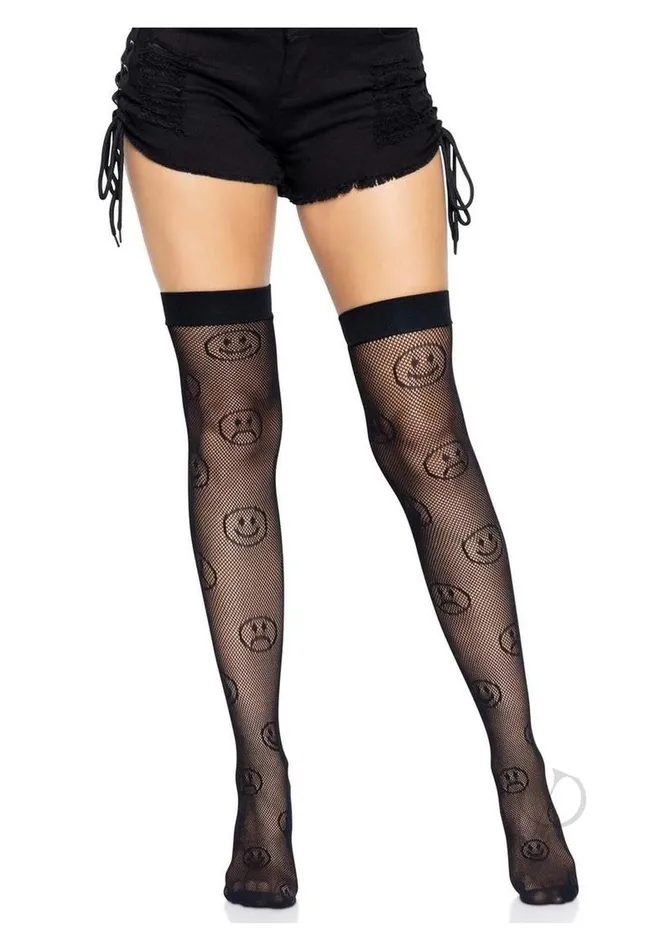 Leg Avenue Anal Leg Avenue Mood Swing Fishnet Thigh Highs OS Black Leg Avenue Anal Leg Avenue Mood Swing Fishnet Thigh Highs OS Black