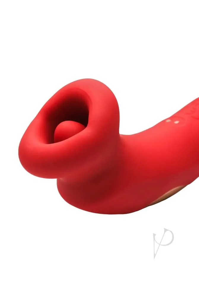 Lickgasm Female Sex Toys Lickgasm Plump Rechargeable Silicone Kiss Sucking and Vibrating Clitoral Stimulator Red Lickgasm Female Sex Toys Lickgasm Plump Rechargeable Silicone Kiss Sucking and Vibrating Clitoral Stimulator Red