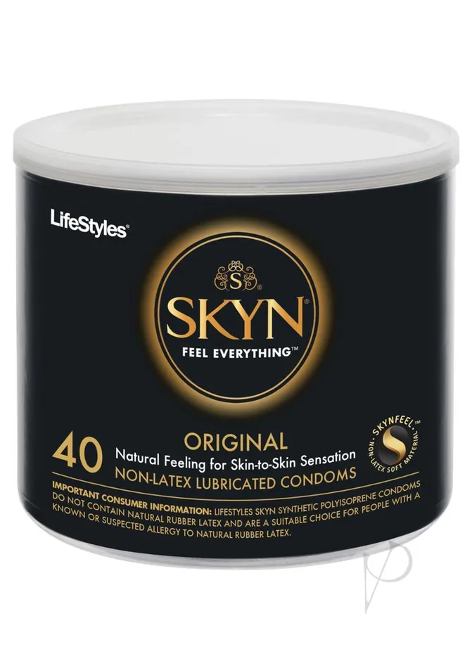 Lifestyles Male Sex Toys Lifestyles Skyn Original 40 NonLatex Lubricated Condoms Bowl Lifestyles Male Sex Toys Lifestyles Skyn Original 40 NonLatex Lubricated Condoms Bowl
