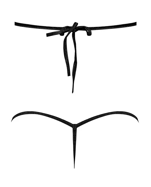 Lust By Magic Silk Anal Lust Orthia Criss Cross Bra GString Black LXL Lust By Magic Silk Anal Lust Orthia Criss Cross Bra GString Black LXL